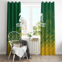 Custom South Africa Cricket Window Curtain Go Proteas World Cup Version 2023 Sproty - Wonder Print Shop