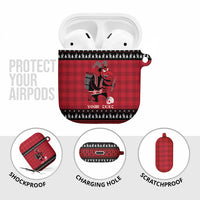 Merry Krampusnacht Personalized AirPods Case Austrian Bavaria Alpine Christmas Demons - Wonder Print Shop