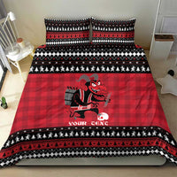 Merry Krampusnacht Personalized Bedding Set Austrian Bavaria Alpine Christmas Demons - Wonder Print Shop