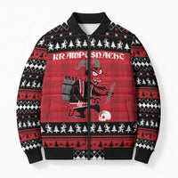 Merry Krampusnacht Personalized Bomber Puffer Jacket Austrian Bavaria Alpine Christmas Demons - Wonder Print Shop