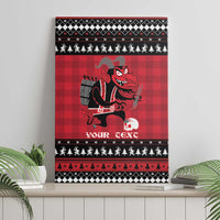 Merry Krampusnacht Personalized Canvas Wall Art Austrian Bavaria Alpine Christmas Demons - Wonder Print Shop