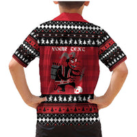 Merry Krampusnacht Personalized Family Matching Mermaid Dress and Hawaiian Shirt Austrian Bavaria Alpine Christmas Demons - Wonder Print Shop