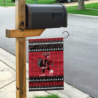 Merry Krampusnacht Personalized Garden Flag Austrian Bavaria Alpine Christmas Demons - Wonder Print Shop