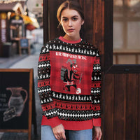 Merry Krampusnacht Personalized Ugly Christmas Sweater Austrian Bavaria Alpine Christmas Demons - Wonder Print Shop