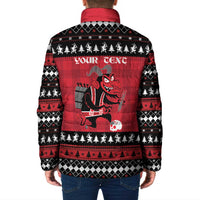 Merry Krampusnacht Personalized Padded Jacket Austrian Bavaria Alpine Christmas Demons - Wonder Print Shop
