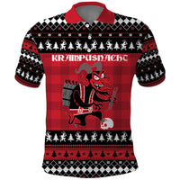 Merry Krampusnacht Personalized Polo Shirt Austrian Bavaria Alpine Christmas Demons - Wonder Print Shop