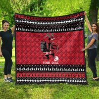 Merry Krampusnacht Personalized Quilt Austrian Bavaria Alpine Christmas Demons - Wonder Print Shop