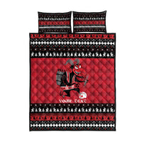 Merry Krampusnacht Personalized Quilt Bed Set Austrian Bavaria Alpine Christmas Demons - Wonder Print Shop