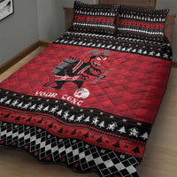 Merry Krampusnacht Personalized Quilt Bed Set Austrian Bavaria Alpine Christmas Demons - Wonder Print Shop
