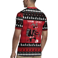 Merry Krampusnacht Personalized Rugby Jersey Austrian Bavaria Alpine Christmas Demons - Wonder Print Shop