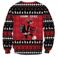 Merry Krampusnacht Personalized Sweatshirt Austrian Bavaria Alpine Christmas Demons - Wonder Print Shop