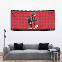 Merry Krampusnacht Personalized Tapestry Austrian Bavaria Alpine Christmas Demons - Wonder Print Shop