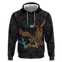 Black Mexico Aztec Custom Hoodie Special Edition Heritage - Wonder Print Shop