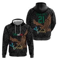 Black Mexico Aztec Custom Hoodie Special Edition Heritage - Wonder Print Shop