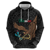 Black Mexico Aztec Custom Hoodie Special Edition Heritage - Wonder Print Shop