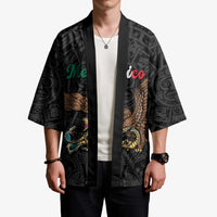 Black Mexico Aztec Custom Kimono Special Edition Heritage - Wonder Print Shop