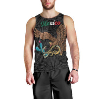 Black Mexico Aztec Custom Men Tank Top Special Edition Heritage - Wonder Print Shop