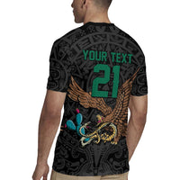Black Mexico Aztec Custom Rugby Jersey Special Edition Heritage - Wonder Print Shop
