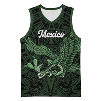 Green Mexico Aztec Custom Basketball Jersey Special Edition Heritage - Wonder Print Shop