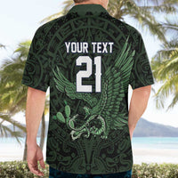 Green Mexico Aztec Custom Hawaiian Shirt Special Edition Heritage - Wonder Print Shop