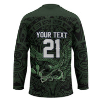 Green Mexico Aztec Custom Hockey Jersey Special Edition Heritage - Wonder Print Shop