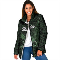 Green Mexico Aztec Custom Padded Jacket Special Edition Heritage - Wonder Print Shop