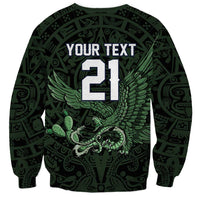 Green Mexico Aztec Custom Sweatshirt Special Edition Heritage - Wonder Print Shop