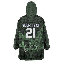 Green Mexico Aztec Custom Wearable Blanket Hoodie Special Edition Heritage - Wonder Print Shop
