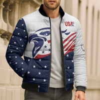 United States Soccer Bomber Puffer Jacket Stars and Stripes Special Edition Heritage - Wonder Print Shop