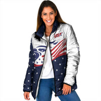 United States Soccer Padded Jacket Stars and Stripes Special Edition Heritage - Wonder Print Shop