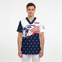 United States Soccer Scrub Top Stars and Stripes Special Edition Heritage - Wonder Print Shop