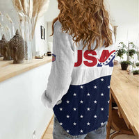 United States Soccer Women Casual Shirt Stars and Stripes Special Edition Heritage - Wonder Print Shop