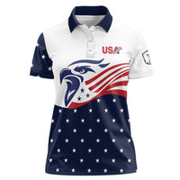 United States Soccer Women Polo Shirt Stars and Stripes Special Edition Heritage - Wonder Print Shop