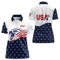 United States Soccer Women Polo Shirt Stars and Stripes Special Edition Heritage - Wonder Print Shop