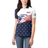 United States Soccer Women Polo Shirt Stars and Stripes Special Edition Heritage - Wonder Print Shop