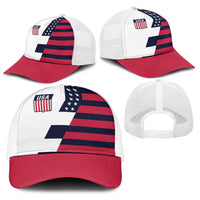 World Soccer United States 2026 Baseball Net Cap Simple Stars and Stripes - Wonder Print Shop