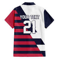 Custom World Soccer United States 2026 Hawaiian Shirt Simple Stars and Stripes - Wonder Print Shop
