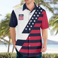 Custom World Soccer United States 2026 Hawaiian Shirt Simple Stars and Stripes - Wonder Print Shop