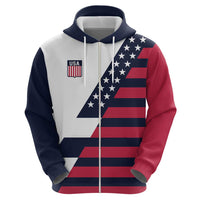 Custom World Soccer United States 2026 Hoodie Simple Stars and Stripes - Wonder Print Shop