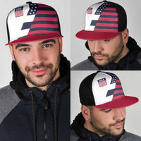 World Soccer United States 2026 Mesh Trucker Cap Simple Stars and Stripes - Wonder Print Shop