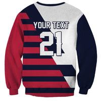 Custom World Soccer United States 2026 Sweatshirt Simple Stars and Stripes - Wonder Print Shop