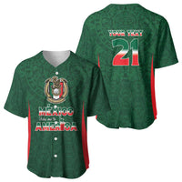 Custom Mexico Football Dream 2026 Baseball Jersey Aztec Take Me To America