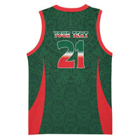 Custom Mexico Football Dream 2026 Basketball Jersey Aztec Take Me To America