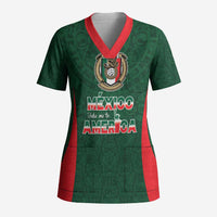 Custom Mexico Football Dream 2026 Scrub Top Aztec Take Me To America