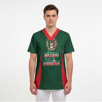 Custom Mexico Football Dream 2026 Scrub Top Aztec Take Me To America