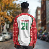 Custom Morocco Football Dream 2026 Long Sleeve Shirt Take Me To America