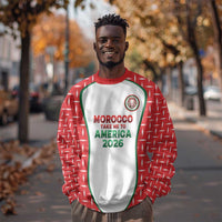 Custom Morocco Football Dream 2026 Sweatshirt Take Me To America