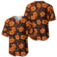 Polynesian Pride Hawaii Style With Hibiscus Baseball Jersey Gold LT9 - Wonder Print Shop