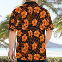 Polynesian Pride Hawaii Style With Hibiscus Hawaiian Shirt Gold - Wonder Print Shop