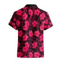Polynesian Pride Hawaii Style With Hibiscus Hawaiian Shirt Pink - Wonder Print Shop